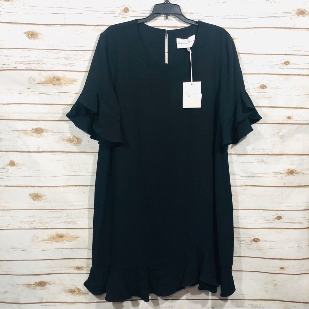 Charles‎ Henry women’s black short sleeve dress